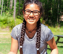 Smiling teenage girl