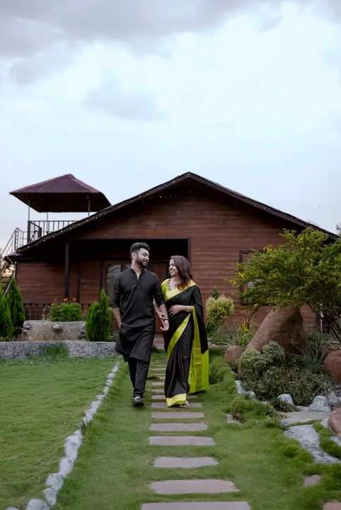 Prewedding shoot of bride and groom