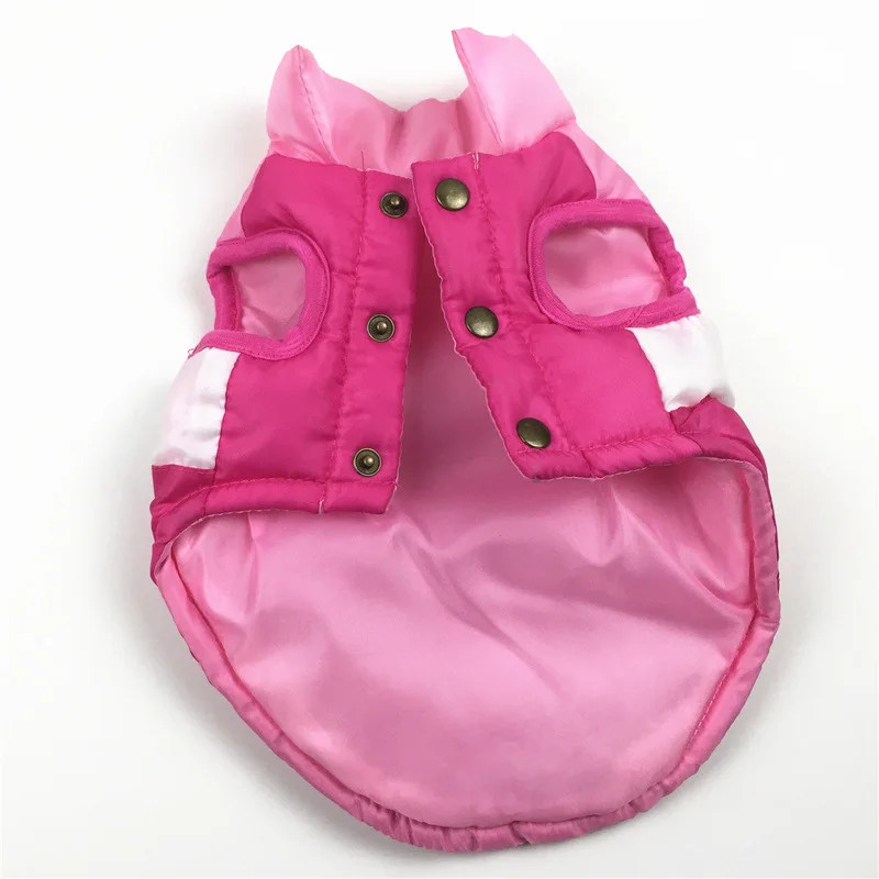 Thumbnail: Winter Warm Dog  Clothes Designer Fashion Dog Cotton  Color Block Pet Coat for