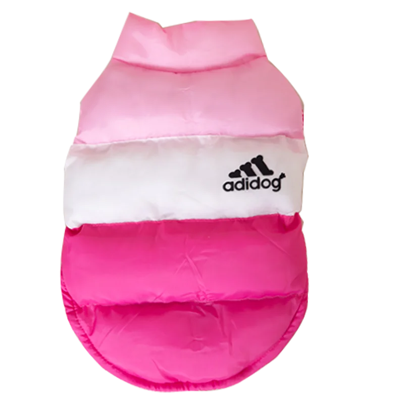 Thumbnail: Winter Warm Dog  Clothes Designer Fashion Dog Cotton  Color Block Pet Coat for