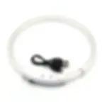 Thumbnail: USB Rechargeable Fiber Optic Collar Pet Dog LED Light Collar Luminous Anti-Lost
