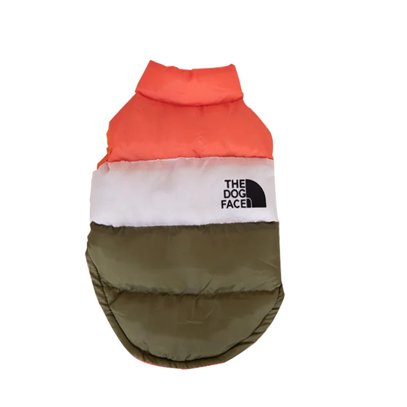 Thumbnail: Winter Warm Dog  Clothes Designer Fashion Dog Cotton  Color Block Pet Coat for