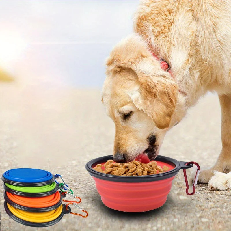 Thumbnail: Dog Folding Bowl Portable Dog Travel Bowl Dog Food Water Bowl for Outdoor