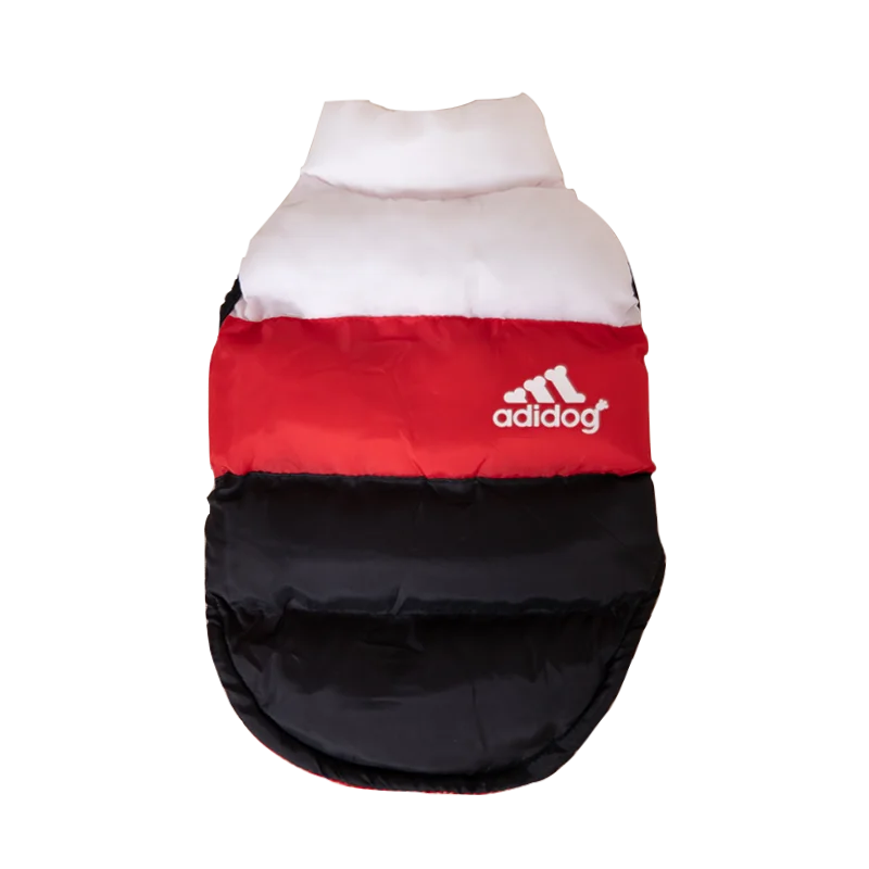 Thumbnail: Winter Warm Dog  Clothes Designer Fashion Dog Cotton  Color Block Pet Coat for