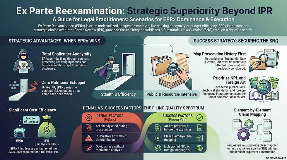 Ex Parte Reexamination: When It Is the Right Call — and How to Make It Count