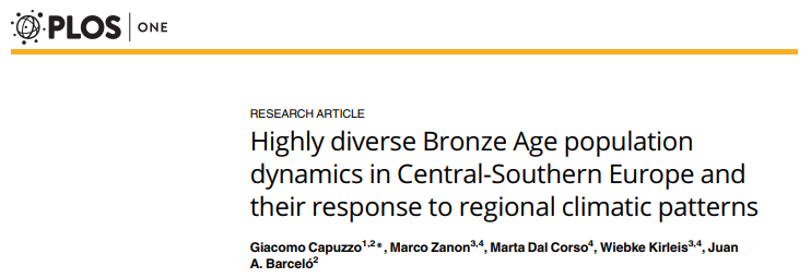 Bronze Age population dynamics by Giacomo Capuzzo