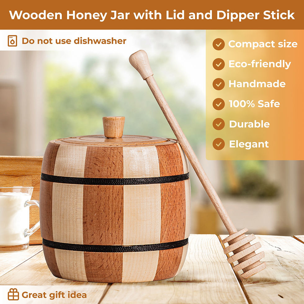 Thumbnail: Honey Jars with Lids 500ml