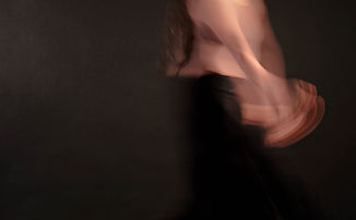 long exposure blurred body in motion