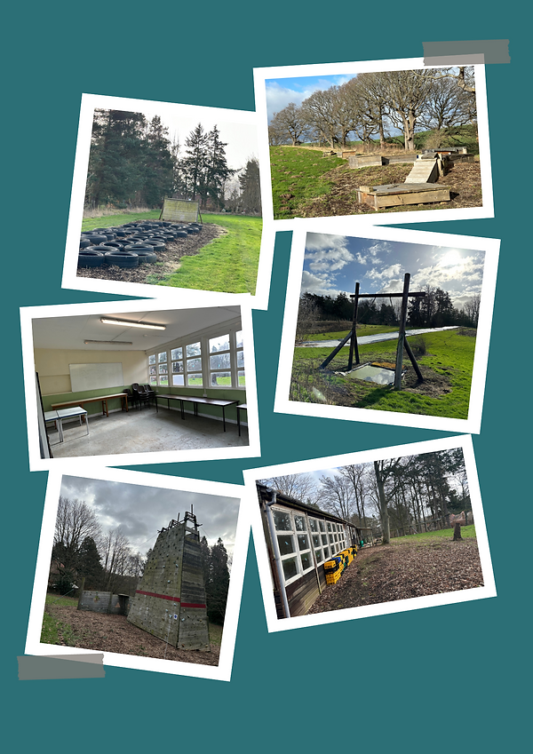 Grey Green Simple Travel Photo Collage A4 Document.png