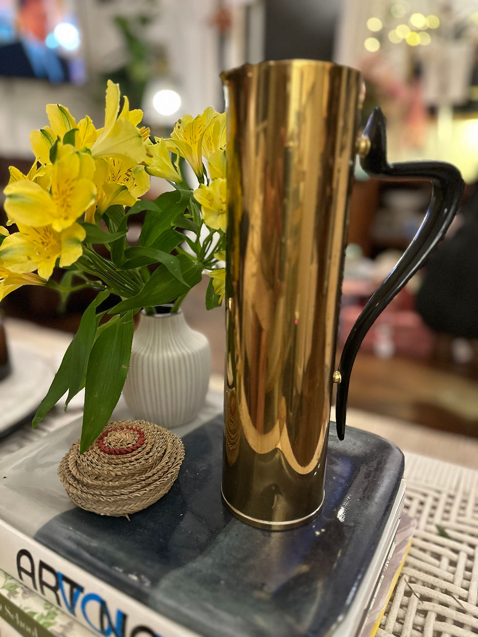 Thumbnail: Vintage Gorham Slim Cocktail Pitcher | Donald Colflesh