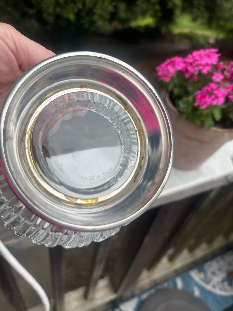 Thumbnail: Italian Dish | Cut Glass & Silver