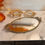 Thumbnail: Hollywood Regency Ormolu Vanity Set | Tray, Soap Dish & Trinket Dish