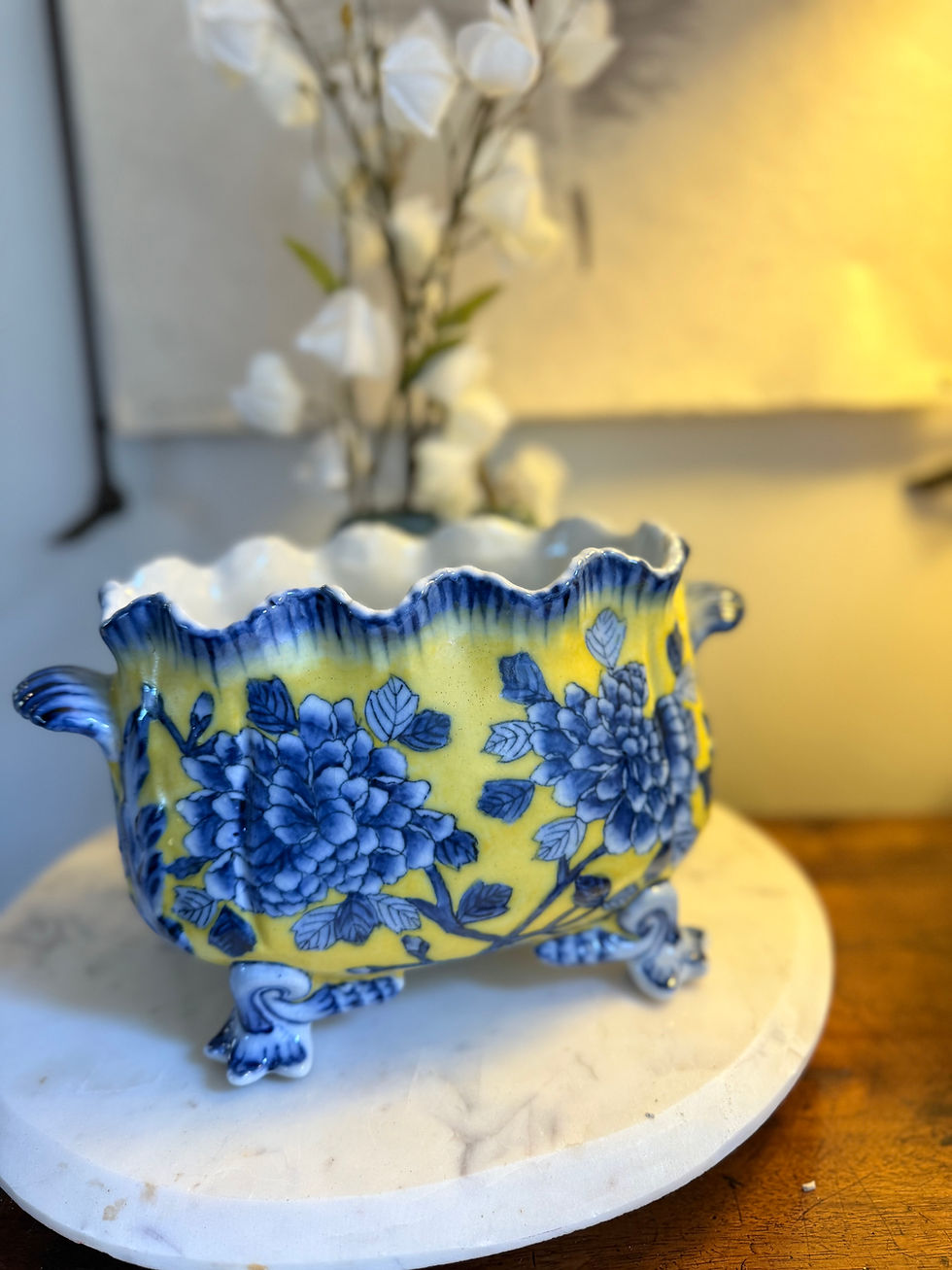 Thumbnail: Vintage Chinese Porcelain Vase & Cachepot | United Wilson 1897