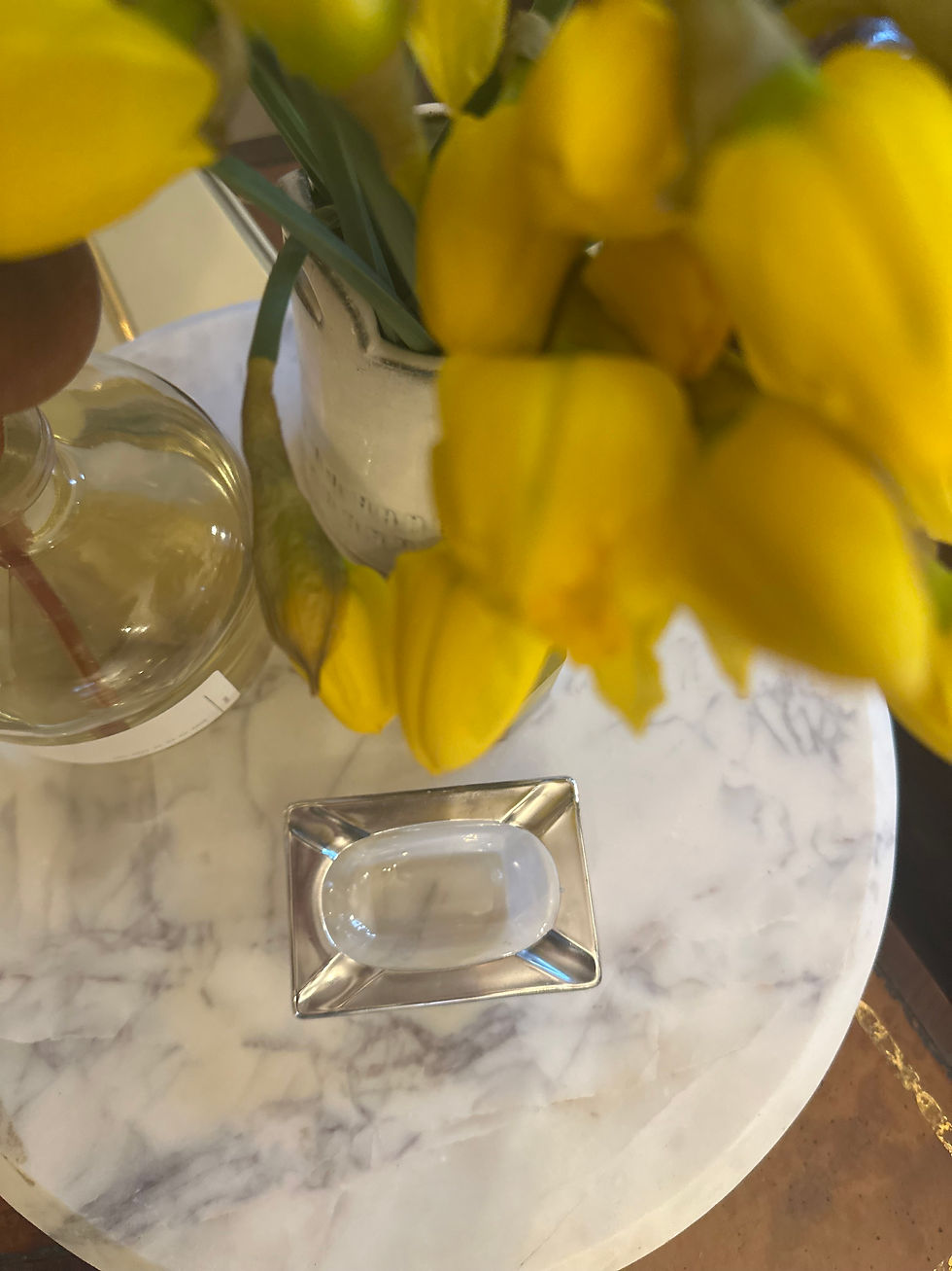 Thumbnail: Silver & Glass Vintage Ashtray www.considered-shop.com