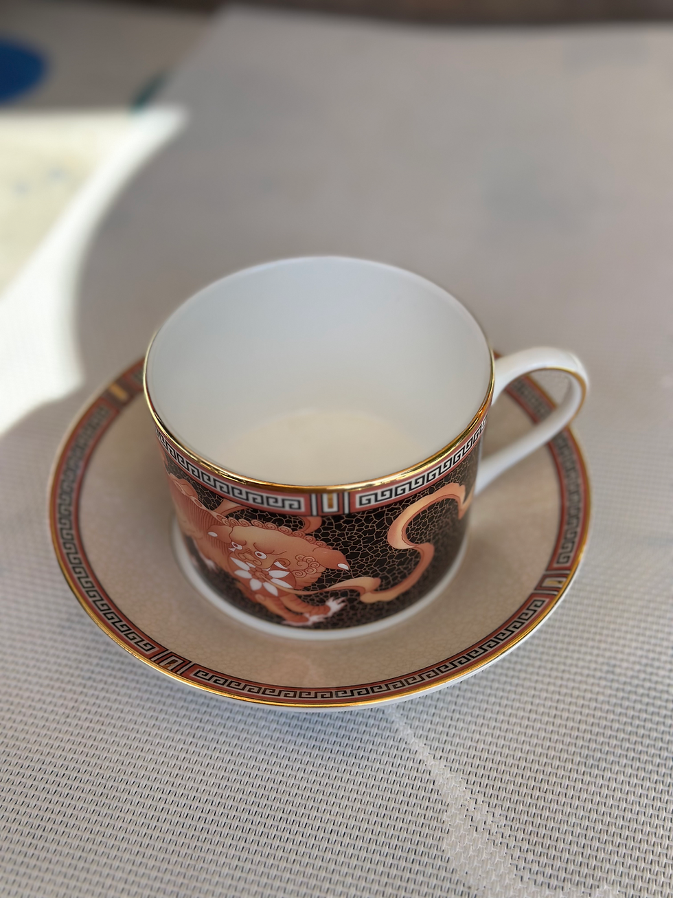 Thumbnail: Wedgwood "Dynasty" Teacup & Saucer