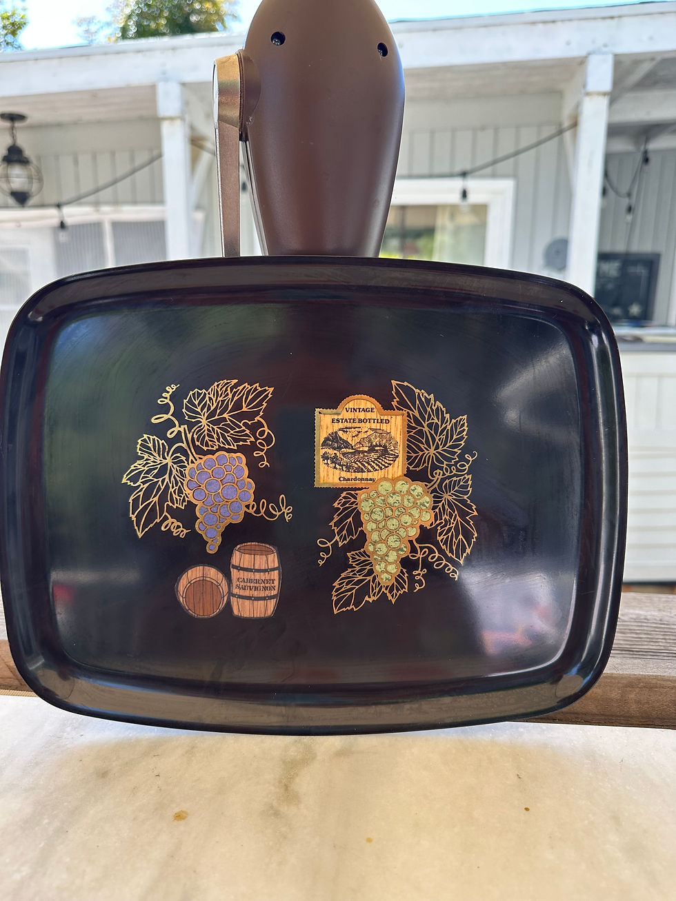 Thumbnail: Couroc Vintage Tray | Wine & Cheese www.considered-shop.com