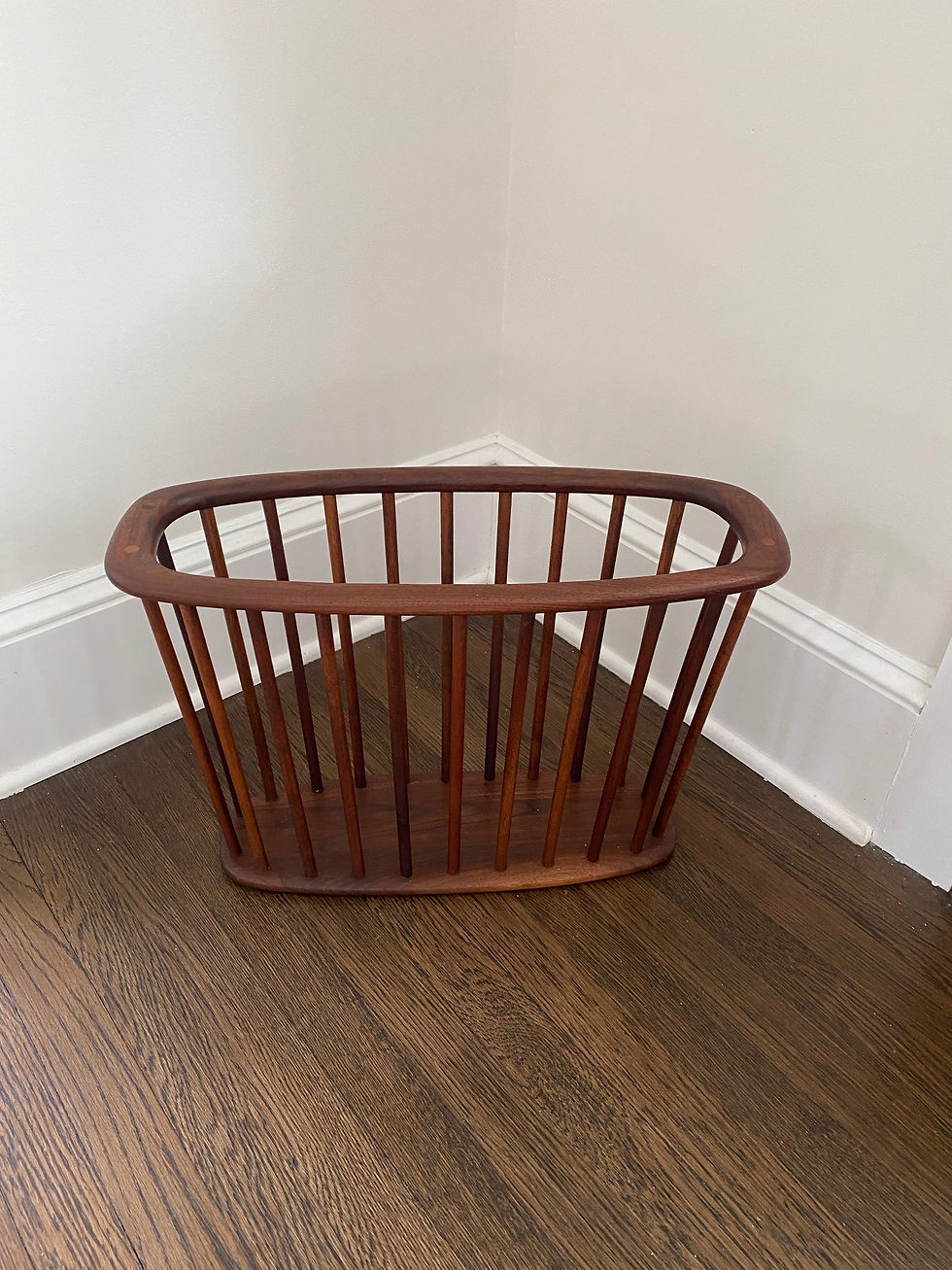 Thumbnail: Arthur Umanoff Walnut Magazine Rack | 1960s www.considered-shop.com