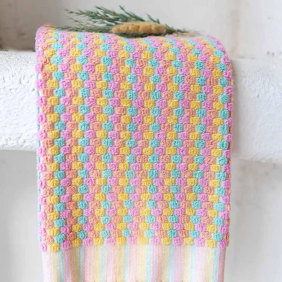 Thumbnail: Pompom Bubble Handloomed Turkish Hand Towels www.considered-shop.com