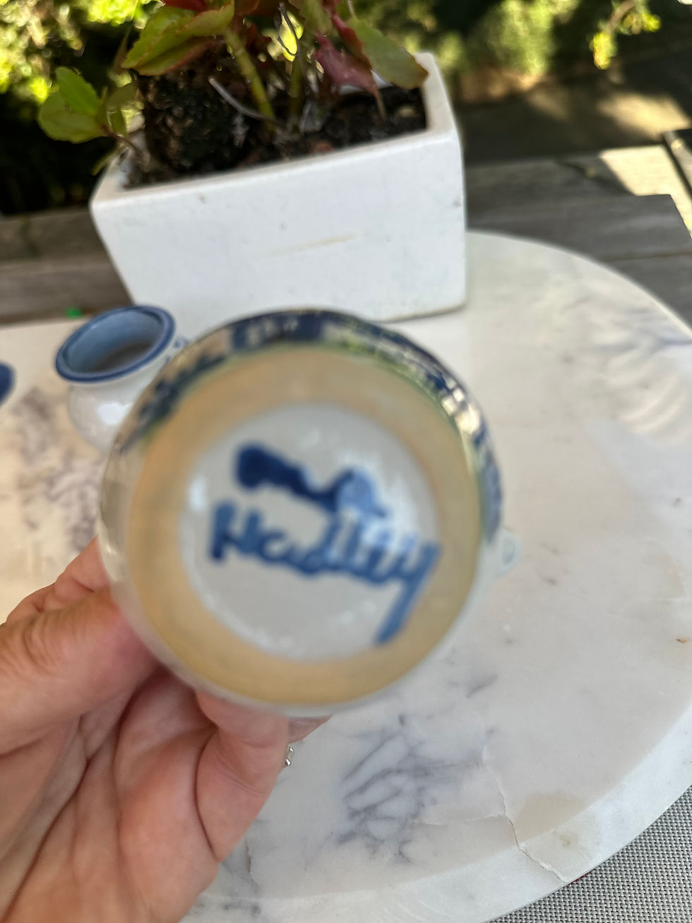 Thumbnail: M.A. Hadley Mini Creamer & Sugar Bowl Set