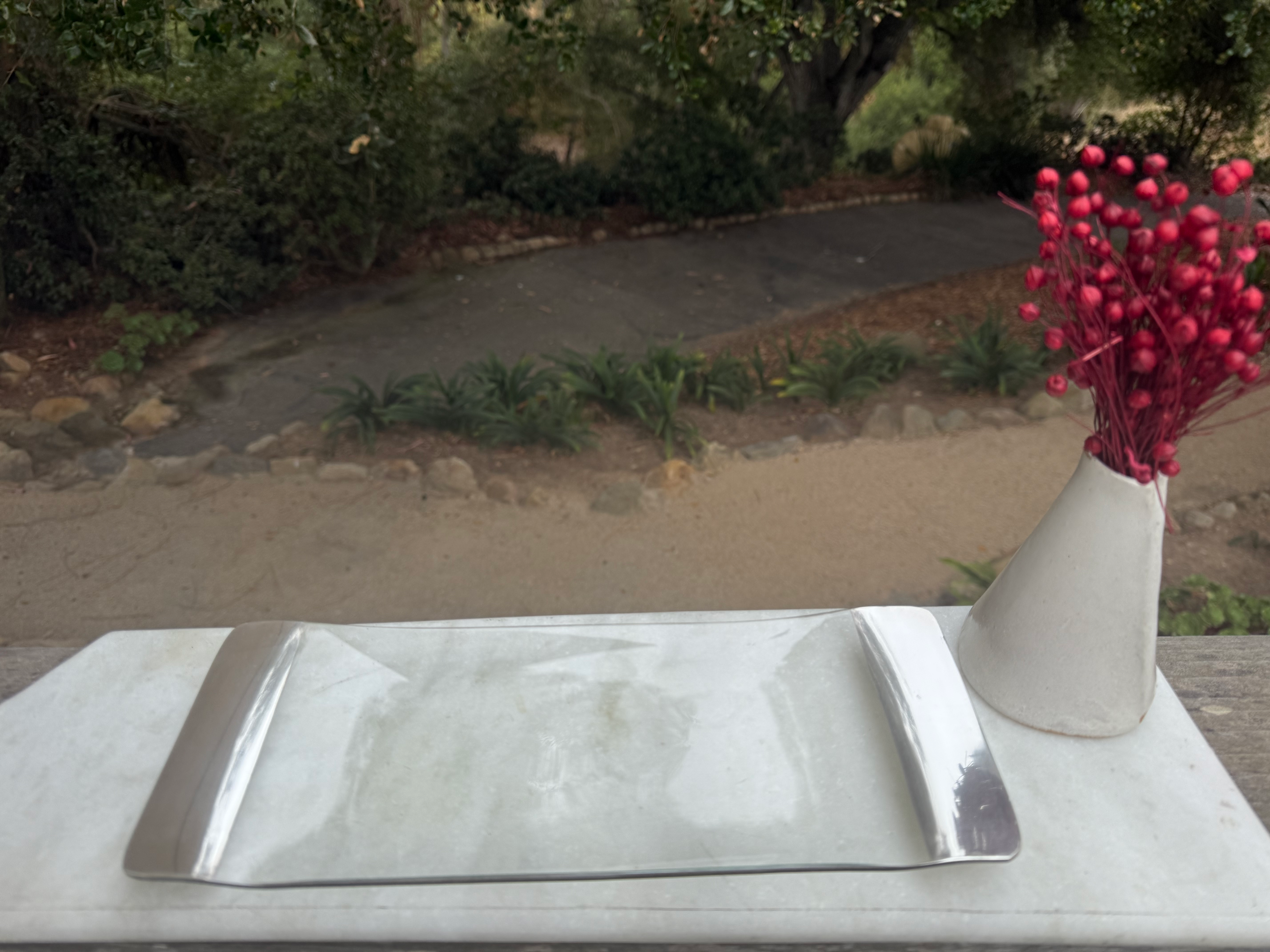 Dorothy Thorpe | Sterling Silver and Translucent Glass Tray www.considered-shop.com