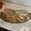 Thumbnail: Hollywood Regency Ormolu Vanity Set | Tray, Soap Dish & Trinket Dish