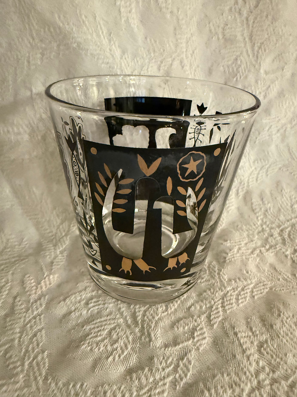 Thumbnail: MCM Black and Gold Lowball Glassware | Set of 8 www.considered-shop.com