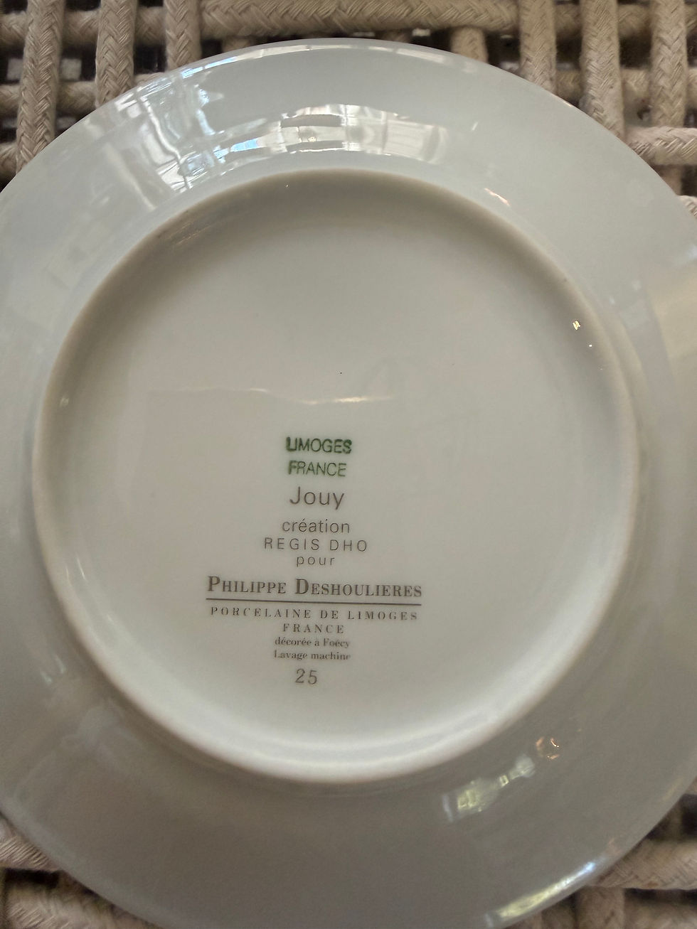 Thumbnail: Limoges | Philippe Deshoulieres Toile de Jouy Blue | Set of 4