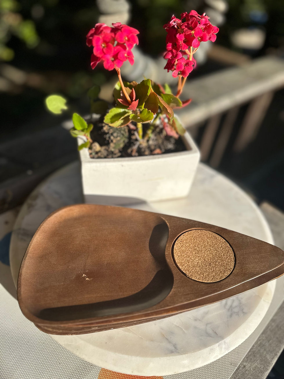 Thumbnail: MCM Teak Drink & Appetizer Trays (Set of 4) www.considered-shop.com