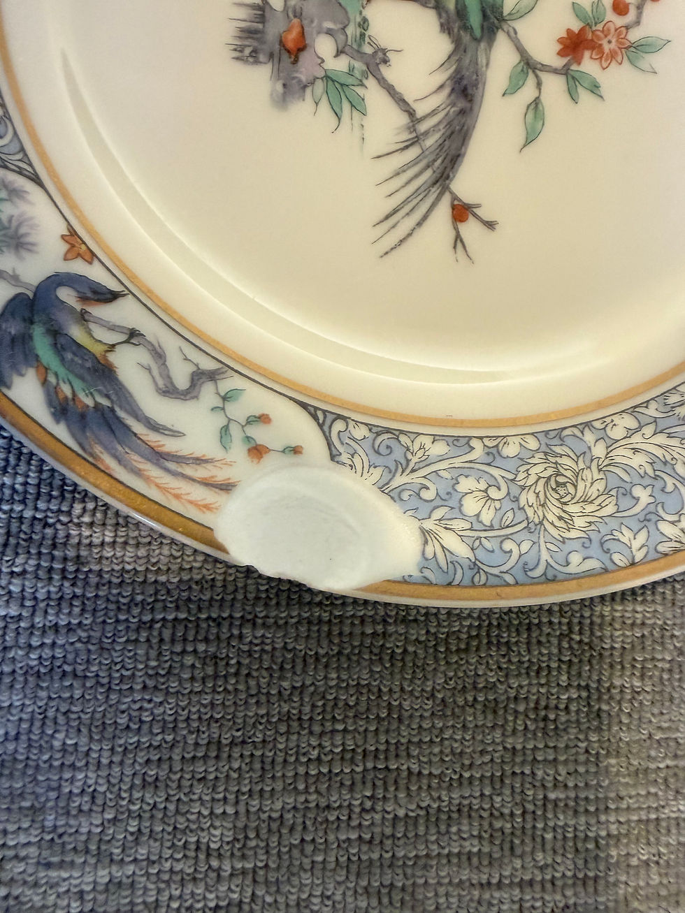 Thumbnail: Theodore Haviland Limoges 6.5" Bread & Butter Plates | "Rajah" 1920's (Set of 4)