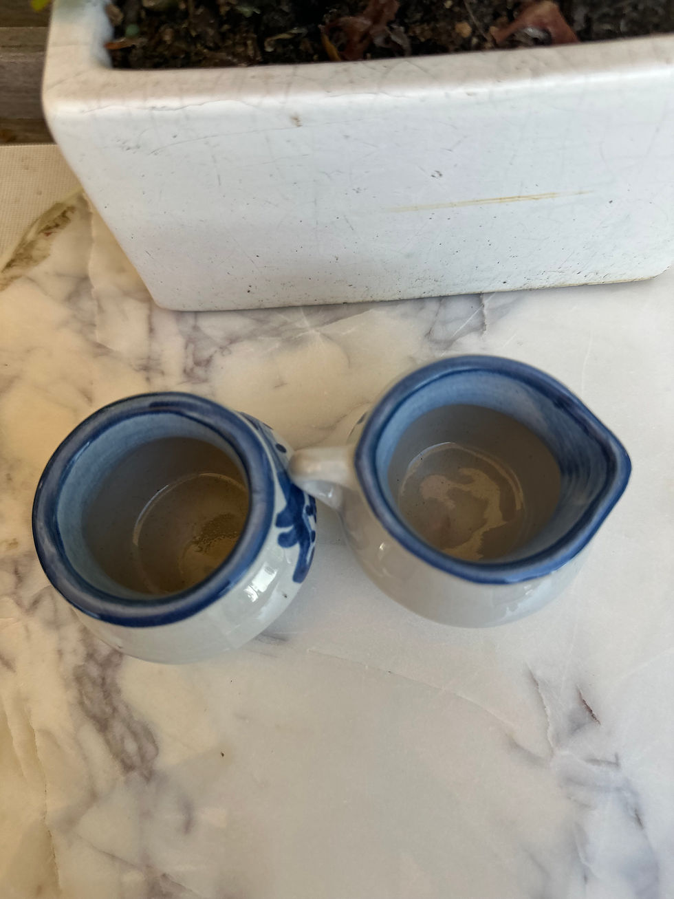 Thumbnail: M.A. Hadley Mini Creamer & Sugar Bowl Set