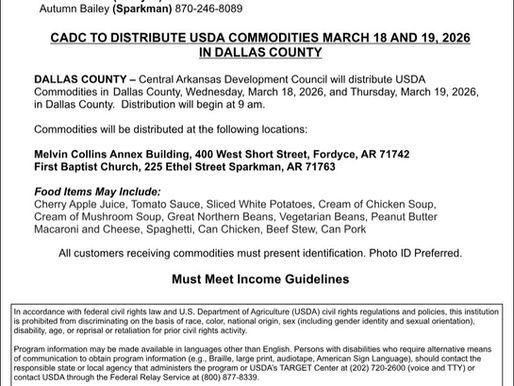 Dallas County Commodities