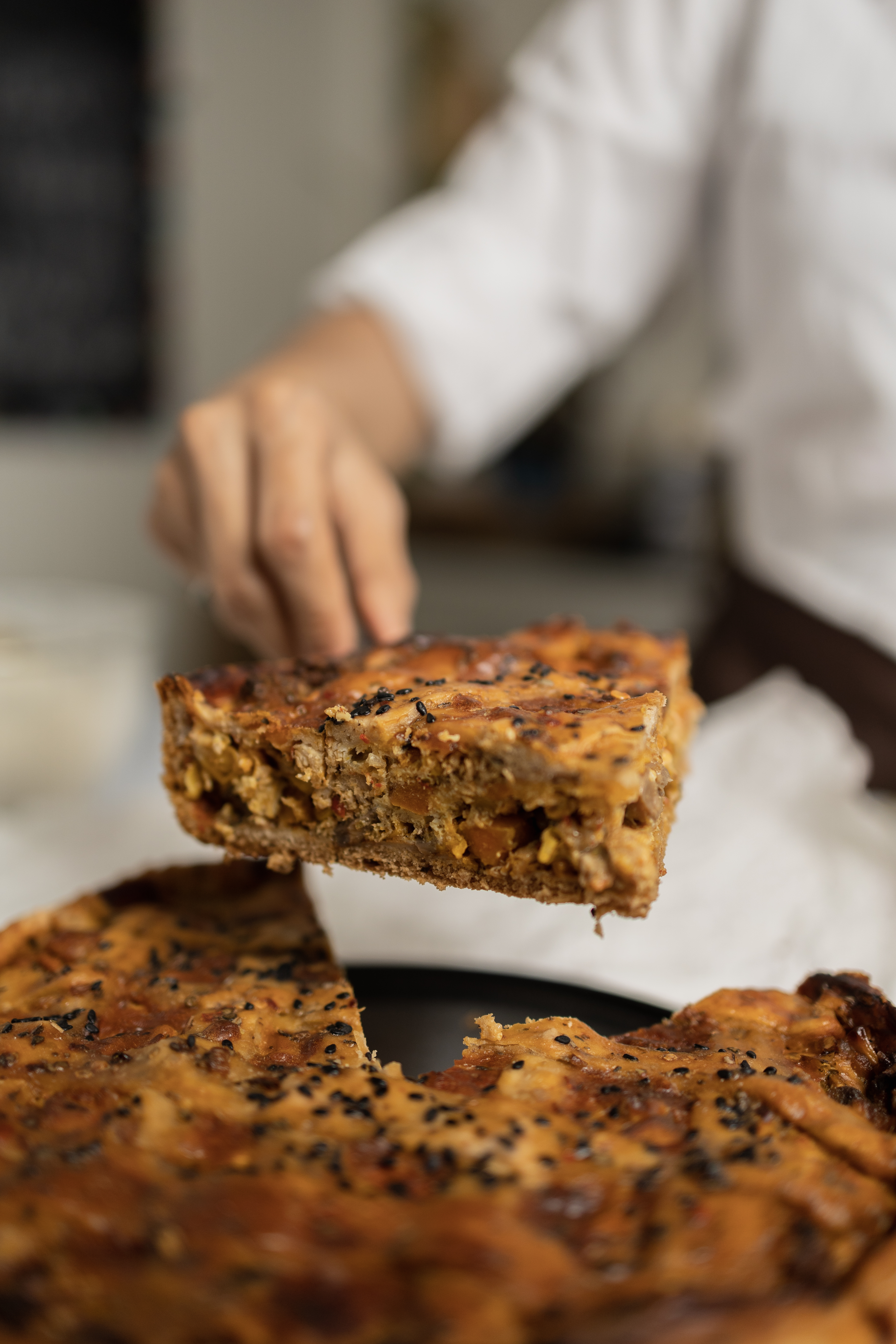 Arranged Food and Objects