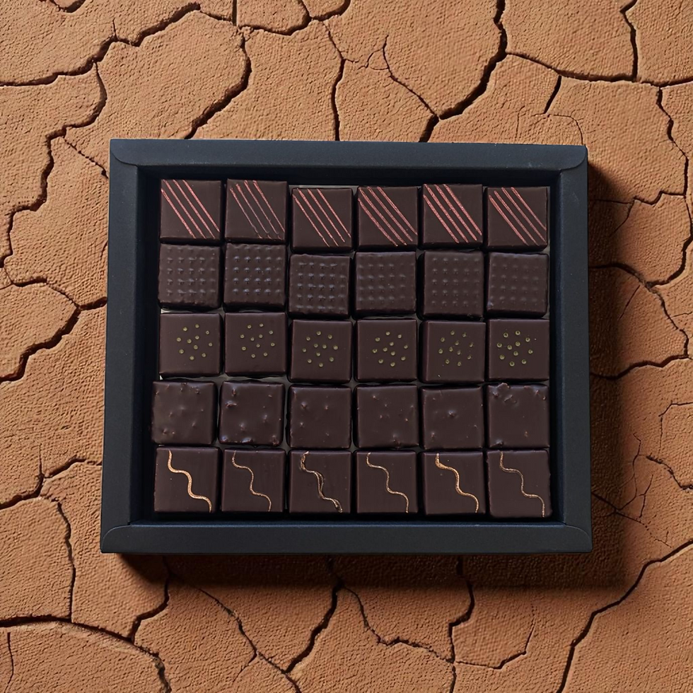 Coffret  2 étages "Tout Praliné"