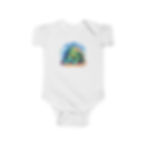 Adorable sea turtle infant bodysuit