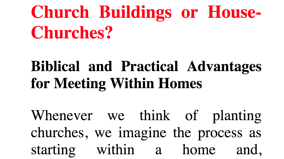 Churches ?