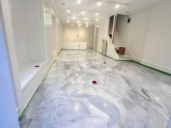 Decorative epoxy floor Ottawa