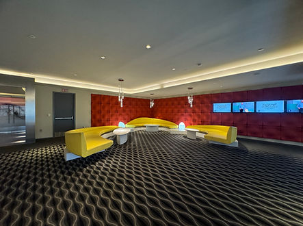 Silver Screen Lobby Yellow Couch
