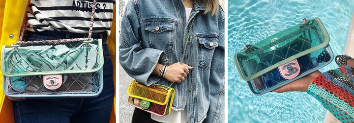 Chanel Flap Bag Transparent PVC(圖片取自 Iiheartchanel Instagram)