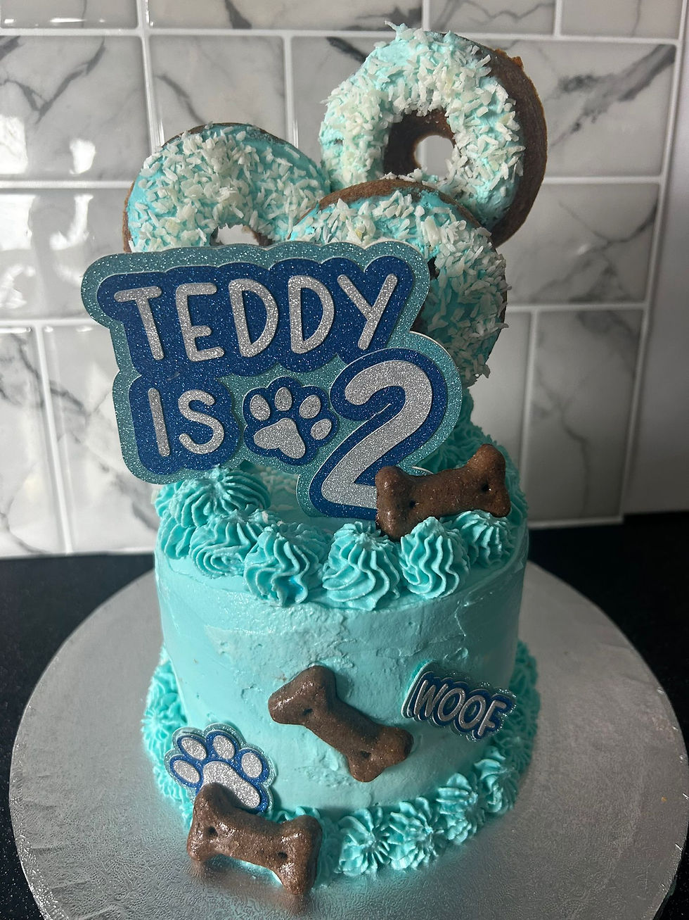 Doggy Birthday Cake