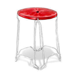 Plastic stool chair redesign