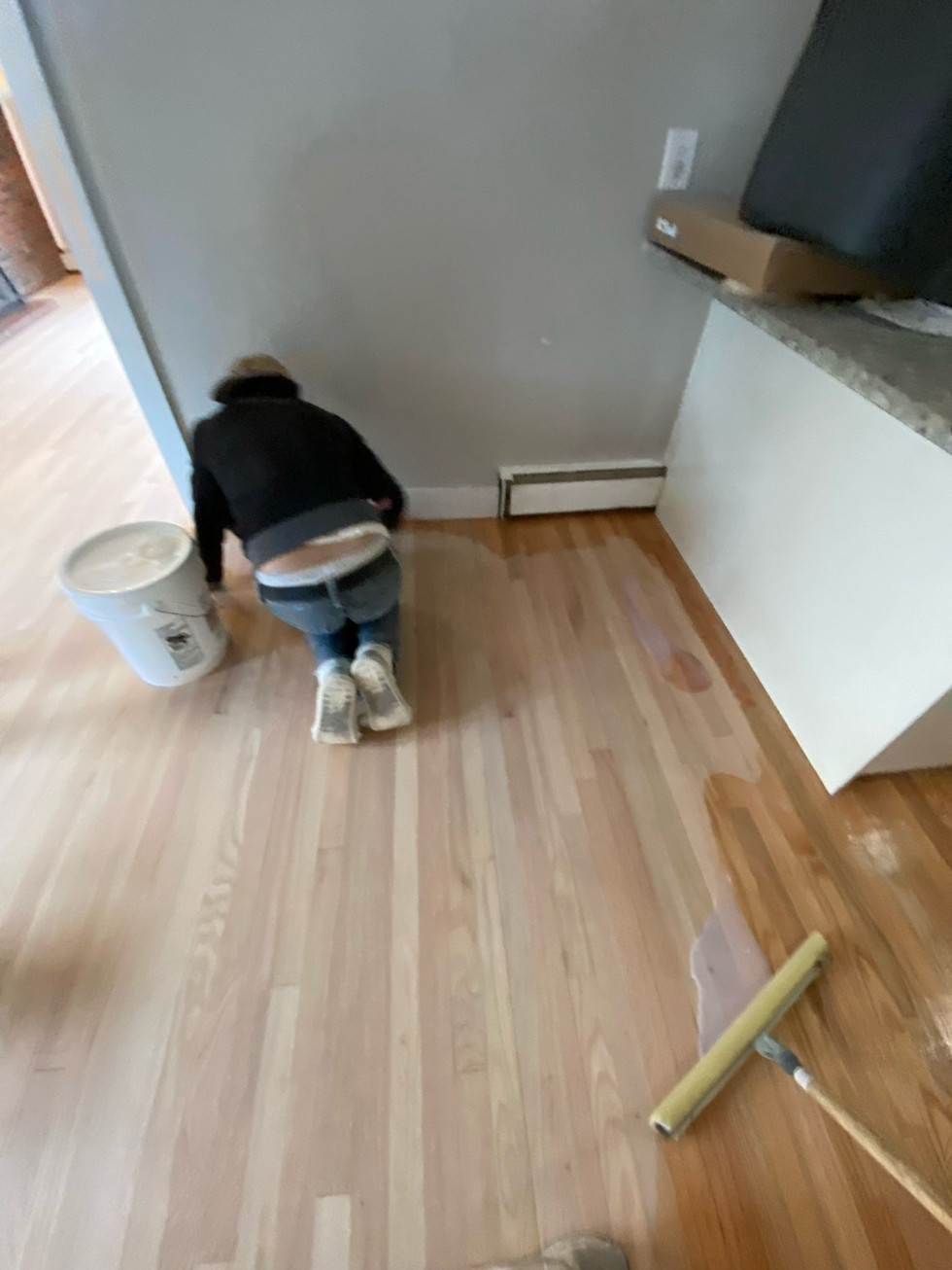 Meticulous hardwood floor sanding and restoration service completed in Watertown, Massachusetts.