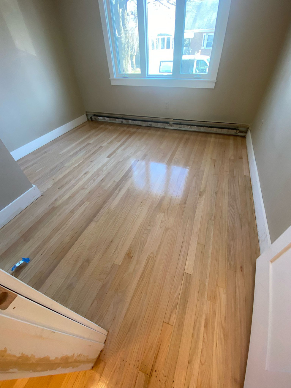 Meticulous hardwood floor sanding and restoration service completed in Watertown, Massachusetts.