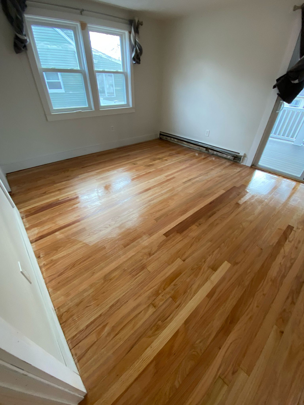 Meticulous hardwood floor sanding and restoration service completed in Watertown, Massachusetts.
