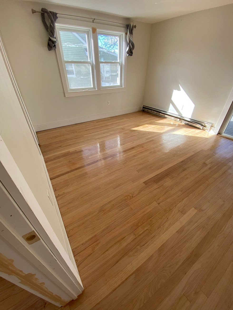 Meticulous hardwood floor sanding and restoration service completed in Watertown, Massachusetts.