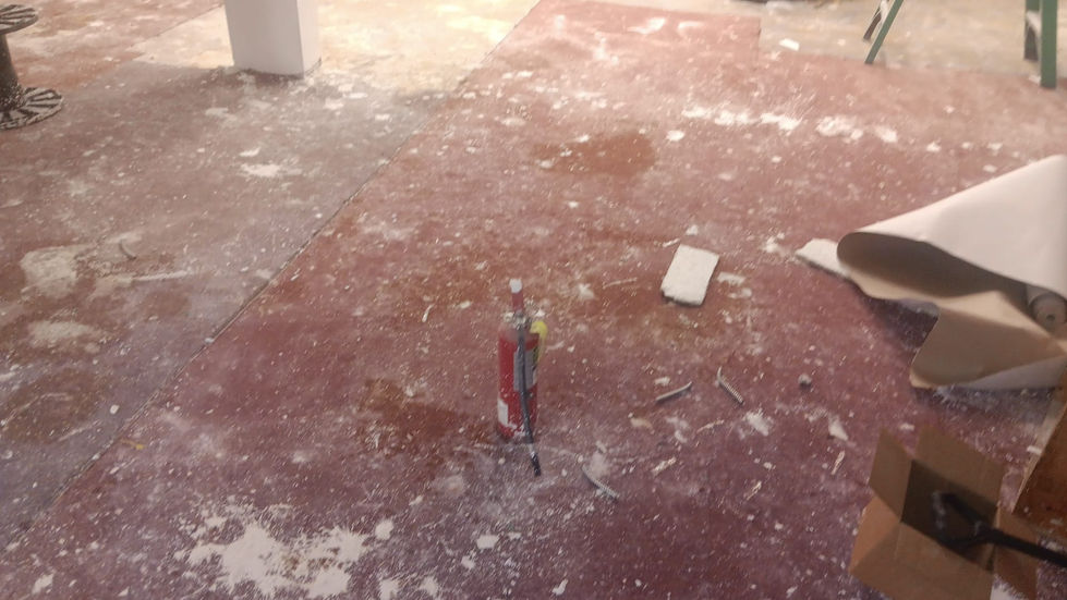 Newly installed high-traffic commercial carpet in a Dorchester Center, MA church sanctuary.