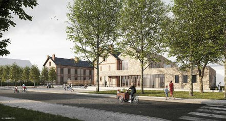 Construction d'une médiathèque à Trignac