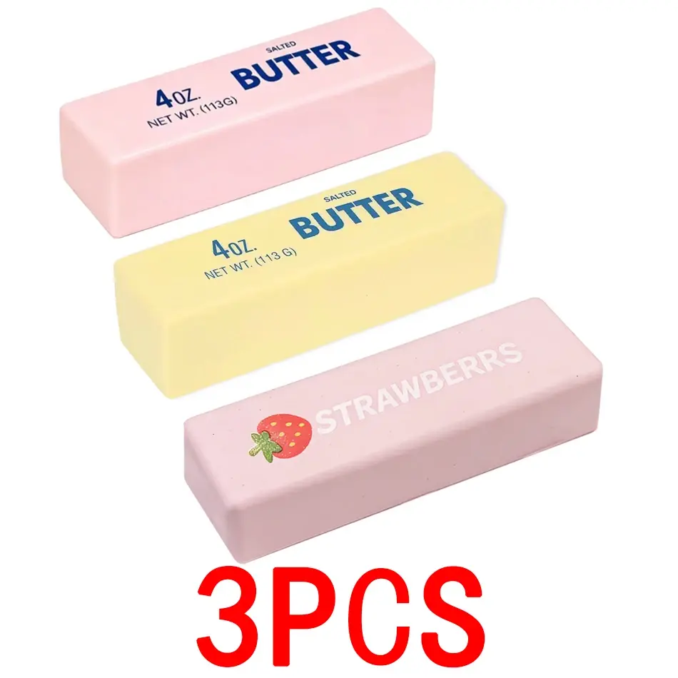 Thumbnail: 3 Styles Squishy Toy Butter Stick Slow Rising Squeeze Toy