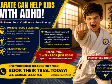 Unlocking Focus and Discipline: How Karate Benefits Those with ADHD