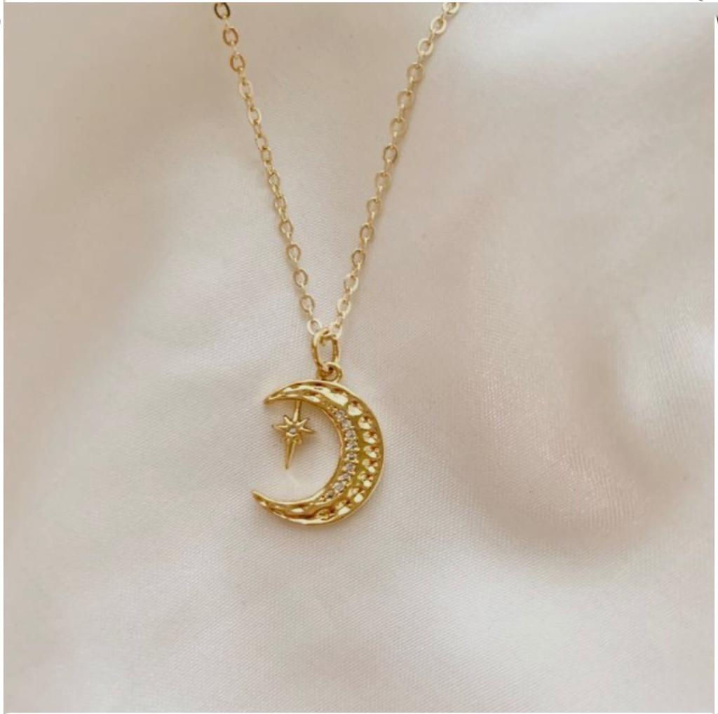Cadena luna y estrella