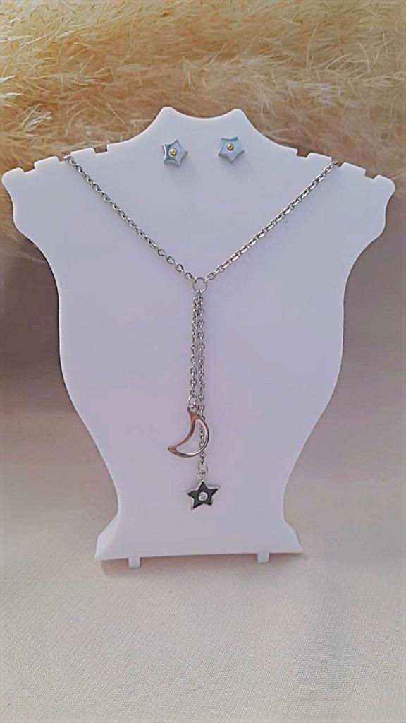 Miniatura: Set acero luna y estrella